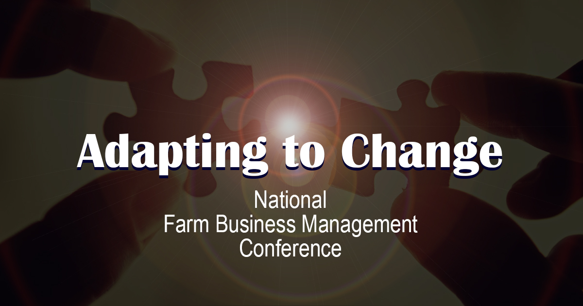 2016 National Farm Management Conference